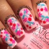cherry flowers pink summer nails