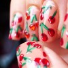 cherry summer nails