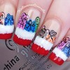 christmas gifts snow french nails