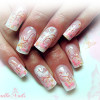 gorgeous butterfly flowers spring delicate nails