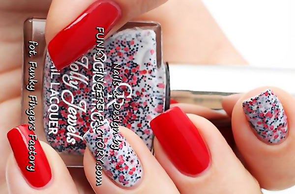 poppy accents spring summer red nails