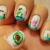 spring nature lovely nails